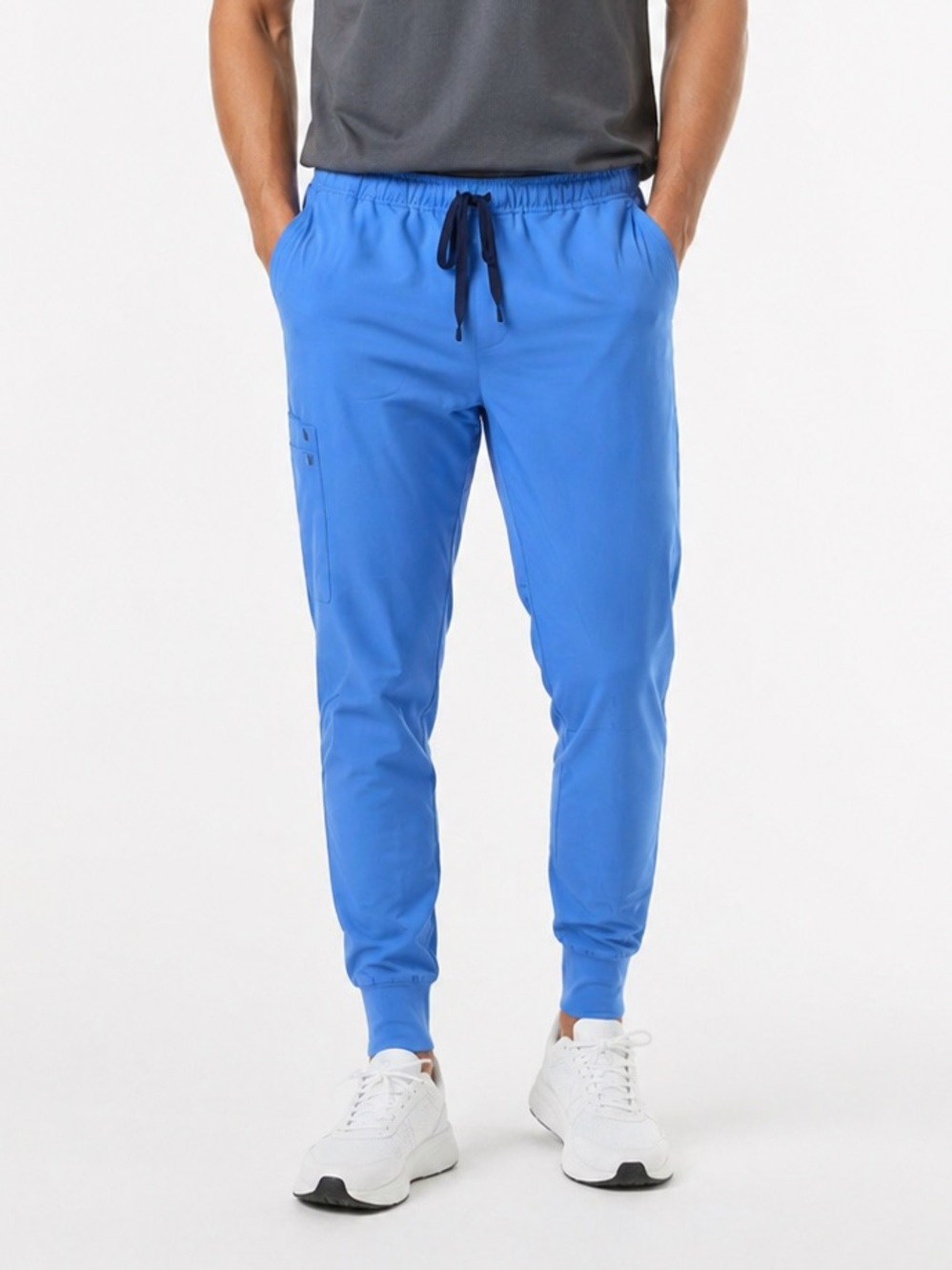 Figs Men's Tansen Jogger Scrub Pants in Ceil blue - Size L